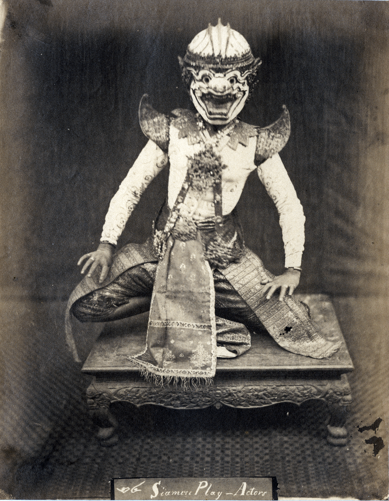Siamese khon actor portrait